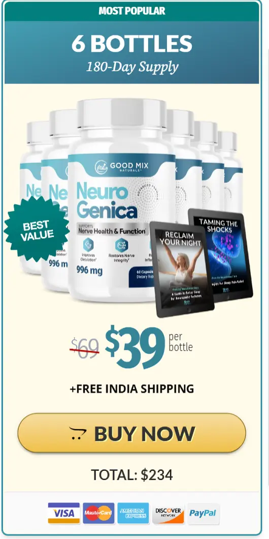 NeuroGenica 6 bottles